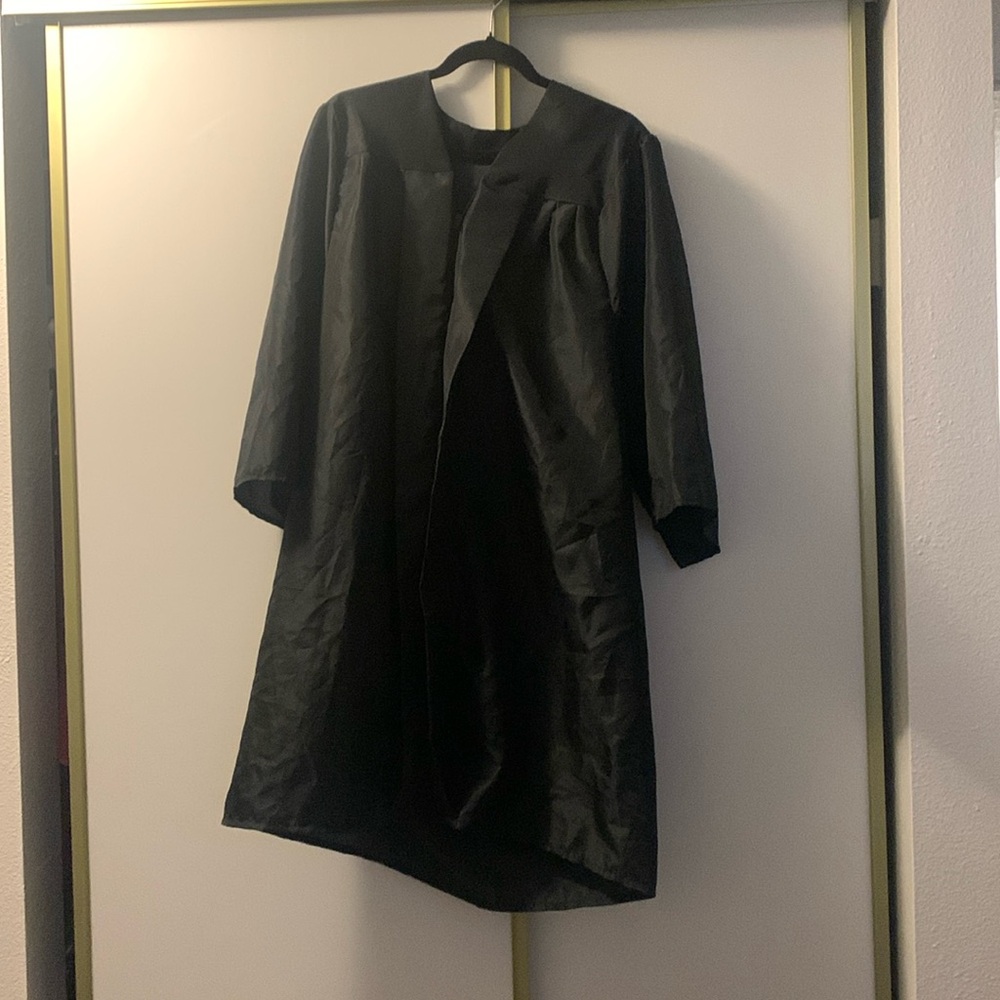 Black graduation gown